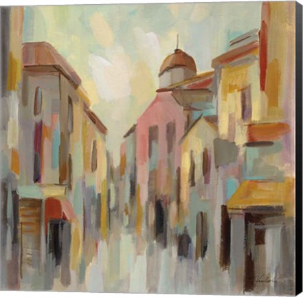 Framed Pastel Street II Print