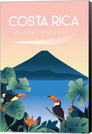 Framed Costa Rica Print