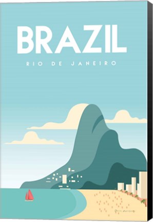 Framed Brazil Print