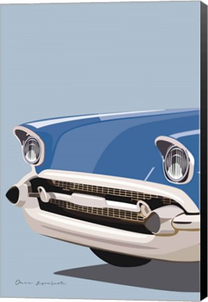 Framed American Vintage Car II Print