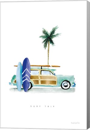 Framed Surf Days I Print