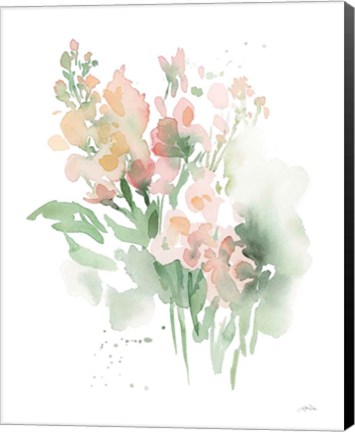 Framed Vibrant Blooms I Print