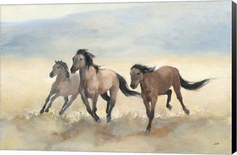 Framed Wild Mustangs Print