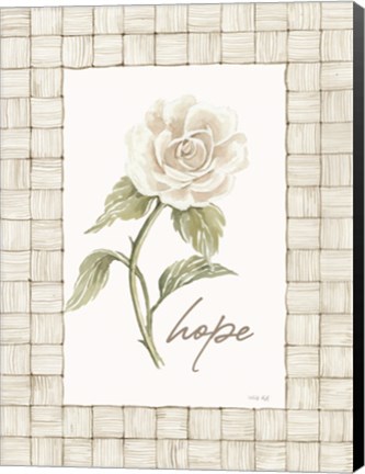 Framed Hope Flower Print