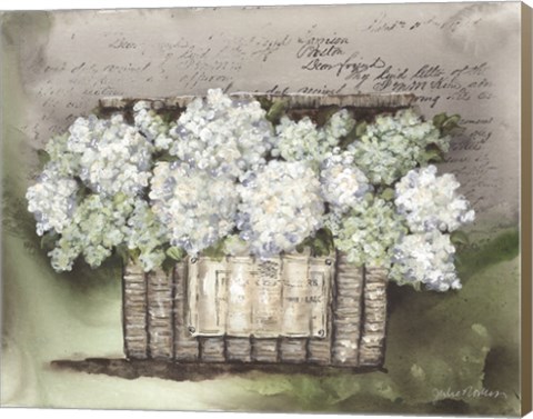 Framed Vintage Floral Basket Print