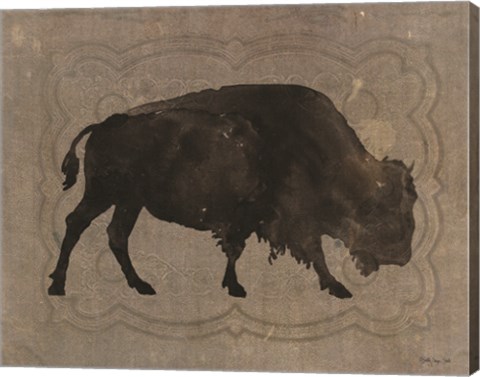 Framed Buffalo Impression 1 Print