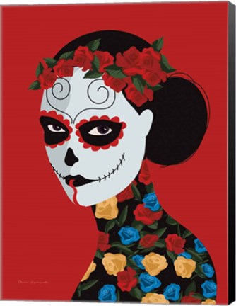 Framed Dia de Los Muertos II Print