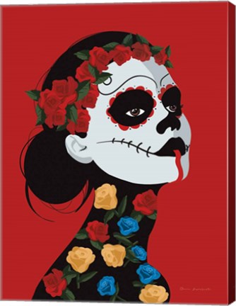 Framed Dia de Los Muertos I Print