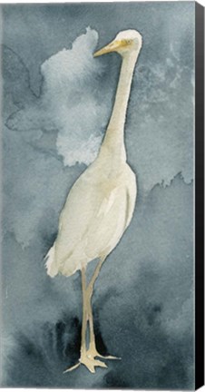 Framed Simple Egret II Print