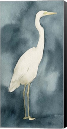 Framed Simple Egret III Print