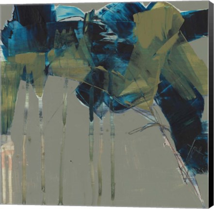 Framed Deconstructed Blues II Print