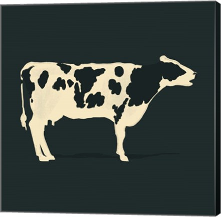 Framed Refined Holstein I Print