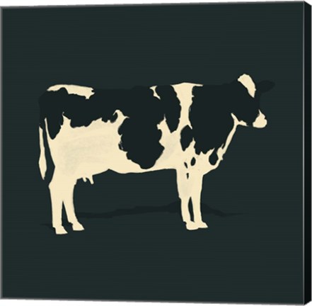 Framed Refined Holstein II Print