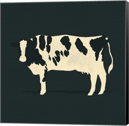 Framed Refined Holstein V Print