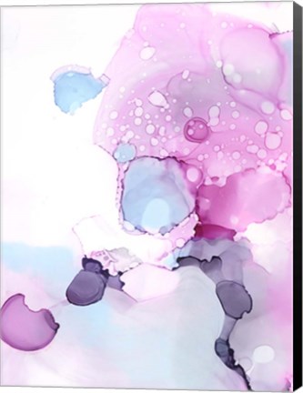 Framed Fluid Magenta IV Print