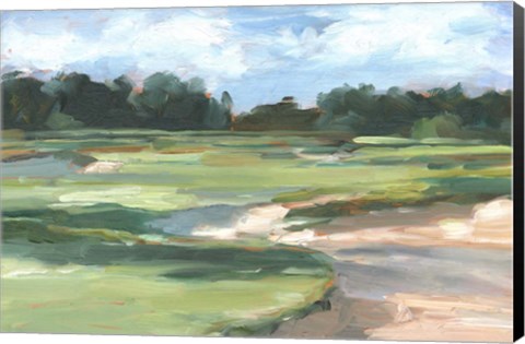 Framed Golf Course Study II Print