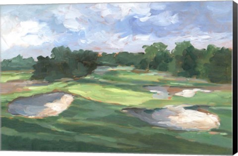 Framed Golf Course Study III Print