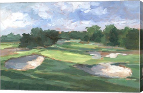 Framed Golf Course Study III Print