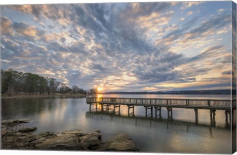 Framed Sunset Blues Print