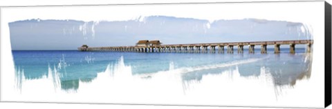 Framed Virginia Beach Pier Print