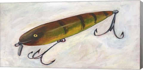 Framed Retro Fishing Lure II Print