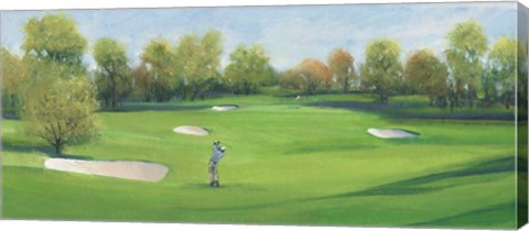 Framed Fairway Shot II Print