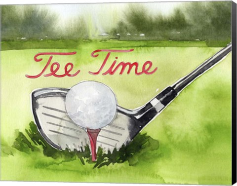 Framed Tee Off Time III Print