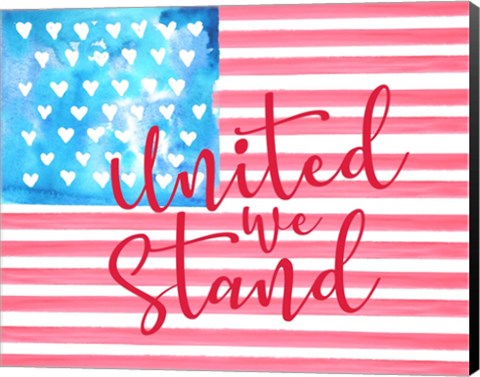 Framed United We Stand II Print