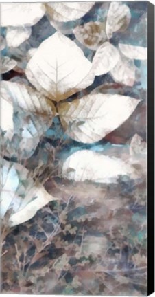 Framed Neutral Summer Leaves V Print