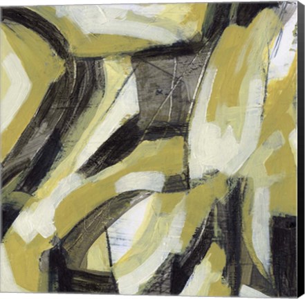Framed Citron Rhythm II Print