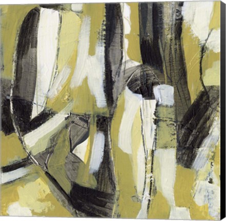 Framed Citron Rhythm III Print