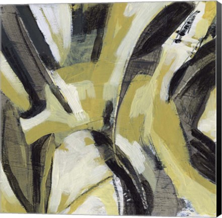 Framed Citron Rhythm IV Print