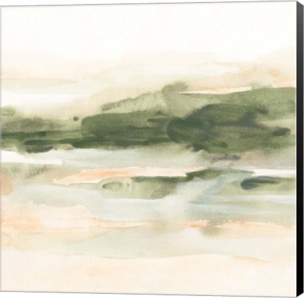 Framed Marsh at Dusk I Print
