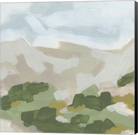 Framed Hillside Impression II Print