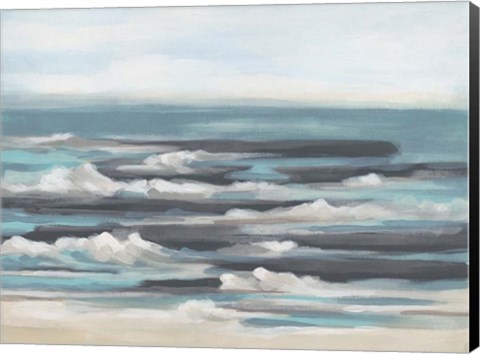 Framed Gentle Surf I Print