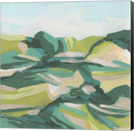 Framed Layered Topography I Print