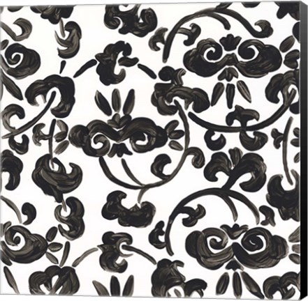 Framed Ink Motif II Print