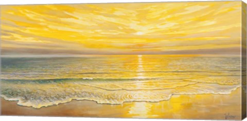 Framed Tramonto Dorato Print