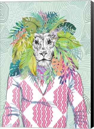 Framed King of the Jungle Print