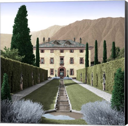 Framed Villa Balbiano No. 3 Print