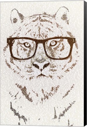 Framed Hipster Tiger Print