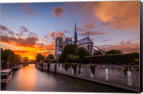 Framed Cathedral Sunset Print