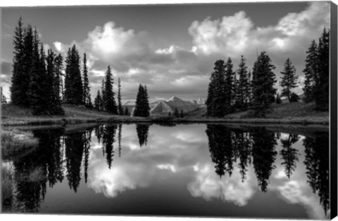 Framed Paradise Reflection Print