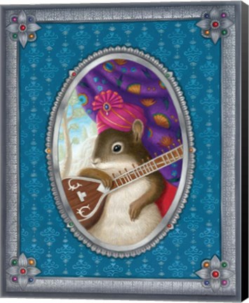 Framed Ravi The Squirrel Print