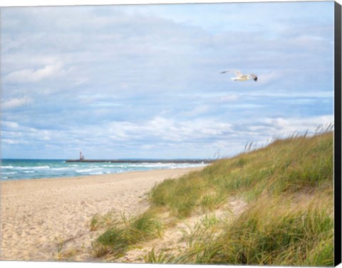 Framed Beach &amp; Jetty Print