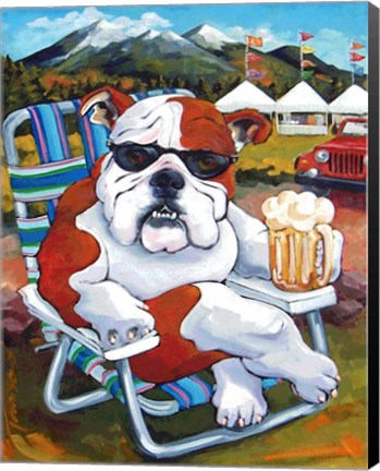 Framed Bully For Beer Fest Print