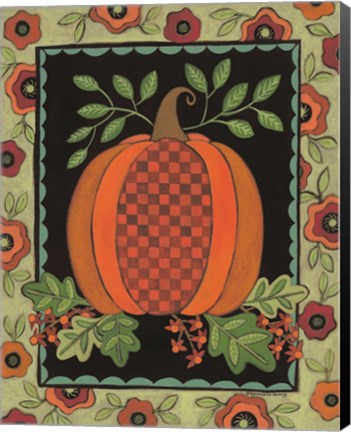 Framed Framed Patterned Pumpkin Print