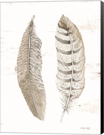 Framed Feather II Print