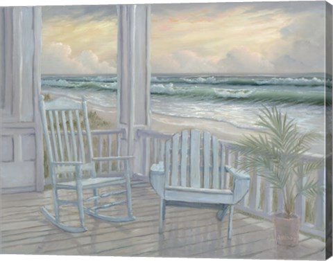 Framed Coastal Porch II Print