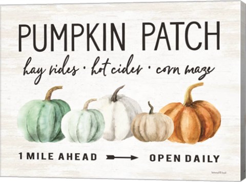 Framed Pumpkin Patch Print